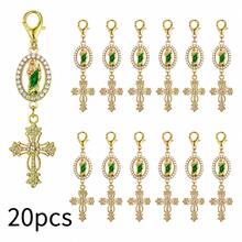 20Pcs St Jude Cross Keychain Ornaments, Religious Saint Jude Medal Bag Decorations, Baptism Communion Confirmation Guest Thank You Gifts, Catholic Church Event Favors - Cut-out Holy Father Cross - View 11