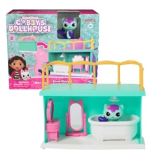 Gabby's Dollhouse Mini Dollhouse Set, Mercat, Cakey, Gabby Room Dollhouse Set, Game Set, Room Game Stickers - Multicolor - View 10
