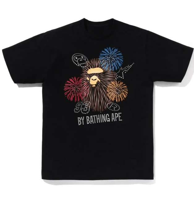 Amerikansk serietidnings-T-shirt, vintageillustration, bomull, rund hals, sommartopp för män - Svart - Visa 1