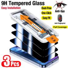 Yezodawee 3pcs 16 Pro Max Privacy Screen Protector Auto-Alignment Kit, 9H Hardness Anti-Shatter Tempered Glass Film, Ultra-Fast Installation, Dust-Proof Design, Tempered Glass Screen Protector, Includes Installation Tool Kit, 9H Hardness, Anti-Scratch, Full Coverage Protection, Compatible With IPhone 17 Pro Max/17 Pro/17 Air/17/16 Pro Max/16 Plus/15 Pro Max/14/13/12/11 Series, Bubble-Free, Dust-Free - 3PCS - View 26