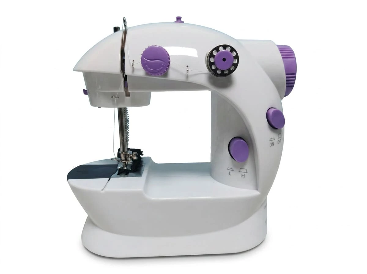SOKANY Mini Lightweight Multifunctional Electric Sewing Machine With Desktop Overlock And Automatic Winding Function, Dual-Thread Sewing, Suitable For Home Clothing Repair And Handmade Crafts, Easy To Operate