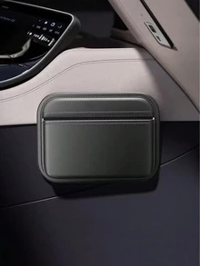 Kantong Penyimpanan Mobil Multifungsi dengan Perekat Kait dan Loop, Kapasitas Besar, Tidak Meninggalkan Sisa, Tempat Penyimpanan yang Dapat Dilepas dengan Lubang Kabel Pengisi Daya, Cocok untuk Dashboard Mobil, Pintu, Sandaran Kursi untuk Ponsel, Kunci, Earbud, dan Aksesori Interior Kecil Lainnya - A - View 13