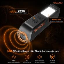 Dicway Ultrasonic Dog Repellent With LED Flashlight, 2-In-1 Humane Rechargeable Pet Anti-Barking Training Device, Portable Protection Tool For Dog Walking And Jogging - Multicolor - View 4