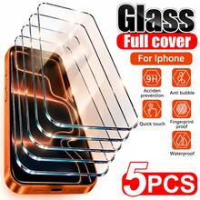 5PCS Ultra Clear 9H Tempered Glass Screen Protector For IPhone 17/16 Pro Max/16 Pro/16 Plus/16/15 Pro Max/15 Pro/15 Plus/15/14 Pro Max/14 Pro/14 Plus/14/13 Pro Max/13/12 Pro Max/12/11 Pro Max/11/XR/XS Max/XS, Full Screen Coverage Shield, HD Crystal Display, Fingerprint Resistant Coating, Scratch Guard Surface, Bubble-Free Easy Installation, Smooth Touch Feel, Slim Transparent Fit - Clear - View 18