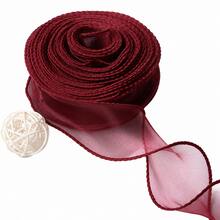 9M/45M Frayed Edge Ribbon/Roll, Bouquet Packaging Ribbon, DIY Bow Accessories, Suitable For Gift Wrapping, Wedding, Holiday And Party Decoration - Multicolor - View 5