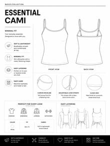 Summer New Solid Color Casual Versatile Backless Slim Fit Cropped Top Fashion Daily Wear Women's Camisole - White - View 7