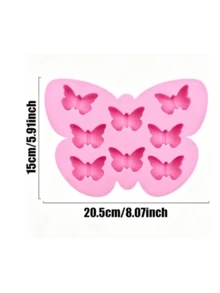 1/2pcs Butterfly Ice Cube Mold Silicone Mold Butterfly Silicone Mold Candle Melting Mold Butterfly Chocolate Mold Fondant Candy Mold - Multicolor - View 4