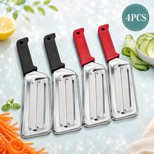 2pcs Stainless Steel Dual Blade Vegetable Slicer & Shredder - Multicolor - View 17
