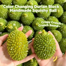 1pc-Squishy-Crispy Temperature-Sensitive Color-Changing Durian, Squeeze Toy Handmade Ball, ASMR Sound-Controlled Toy Soft And Malleable.Muscle Relaxation, Suitable For Teenagers, Adults Stress Relief, -Birthday Gift-Holiday Gift-Party Gift, Christmas Gift First Choice Squeeze Toy, - Multicolor - View 5