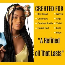 Goiple 2 Fl Oz Braid Styling Mousse - Long-Lasting Hold, Moisturizing & Shiny, Smooth Frizz, Suitable For Braids, Locks, Twists, Curls, Set Includes Tail Comb & Braid Bonnet - Clear - View 5