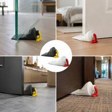 1pc Creative Painted Tubular Door Stopper | Anti-Collision Silent Floor Protector. Durable, Suitable For Home Decor. Ideal For Bedroom, Kitchen, Office And Hotel. - A - View 6