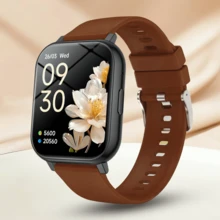 QAGSFLC Unisex Smart Watch With Wireless Calling & Message Alerts, Pedometer, Calorie, Distance Tracking, Multi-Sport Modes, Music Control, Remote Camera, Alarm, Metal Case & Silicone Strap, 180mAh Battery, USB Charging, Multi-Function Smart Watch For Smartphones, Holiday Gift, Birthday Gift - Multicolor - View 19