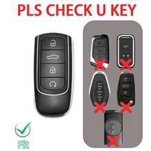 Compatible With Chery 4-Button Car Key Fob, Electroplated Silver Edge TPU Full Coverage Protective Case, Anti-Drop, Wear-Resistant, Anti-Scratch, Business Minimalist Car Key Modification Shell, Car Accessories, Key Fob Cover, Auto Parts - Chery Single Pack - View 4