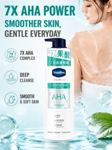 Vaseline Smooth & Soft Body Wash, Full Size 500g, Travel Size 100g, Deep Cleansing, Moisturizing & Softening, Exfoliating, Improves Rough Skin, Suitable For All Skin Types - Body Wash - View 7