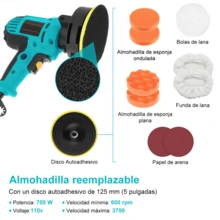 Car Polishing Machine - Blue - View 7