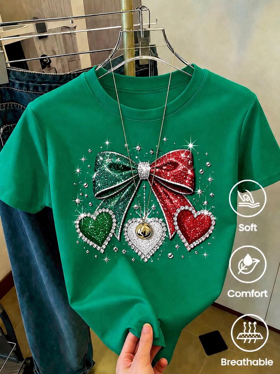 Women T-Shirts - Green - View 1