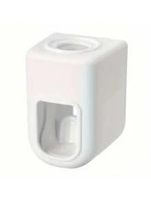 1pc Wall-Mounted Automatic Toothpaste Dispenser Slouchy Tool Bathroom Toilet Wall No-Drill Automatic Toothpaste Dispenser - Wall-Mounted Toothbrush Holder With Toothpaste Squeezing Function - No Power Required - Plastic Bathroom Accessory - Multiple Styles - View 12