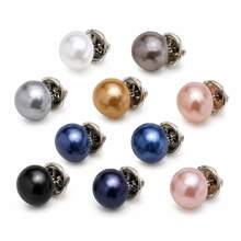 10pcs Mixed Color Women's Shirt Pearl Brooch Buttons, Shirt Pins, Invisible Buttons, Suitable For Girls' And Women's Clothing, Cardigans, Dresses (Cardboard Not Included) - Multicolor - View 2