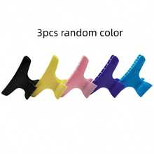 Purple Hair Butterfly Clips Perm Highlight Clips Hair Dyeing Sectioning Clips Home Hair Styling Clips - Multicolor - View 8