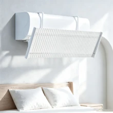 Universal Adjustable AC Air Deflector With Metal Grille, Adjustable Angle, Does Not Interfere With Remote Control Signal - Portable - View 1