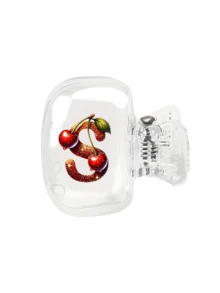 Cherry Sparkling Gold Red Letter Toothbrush Holder - Cute Design Travel And Home Storage Box With Transparent Lid, Compact Portable Design Easy To Carry, Protects Toothbrush Head, Dual Drainage And Ventilation Function, Suitable For Home, Dorm And Travel Use | Cute Toothbrush Head Storage Box, Suitable For Bathroom Storage, Suitable For Home And Dorm Use - Multicolor - View 20