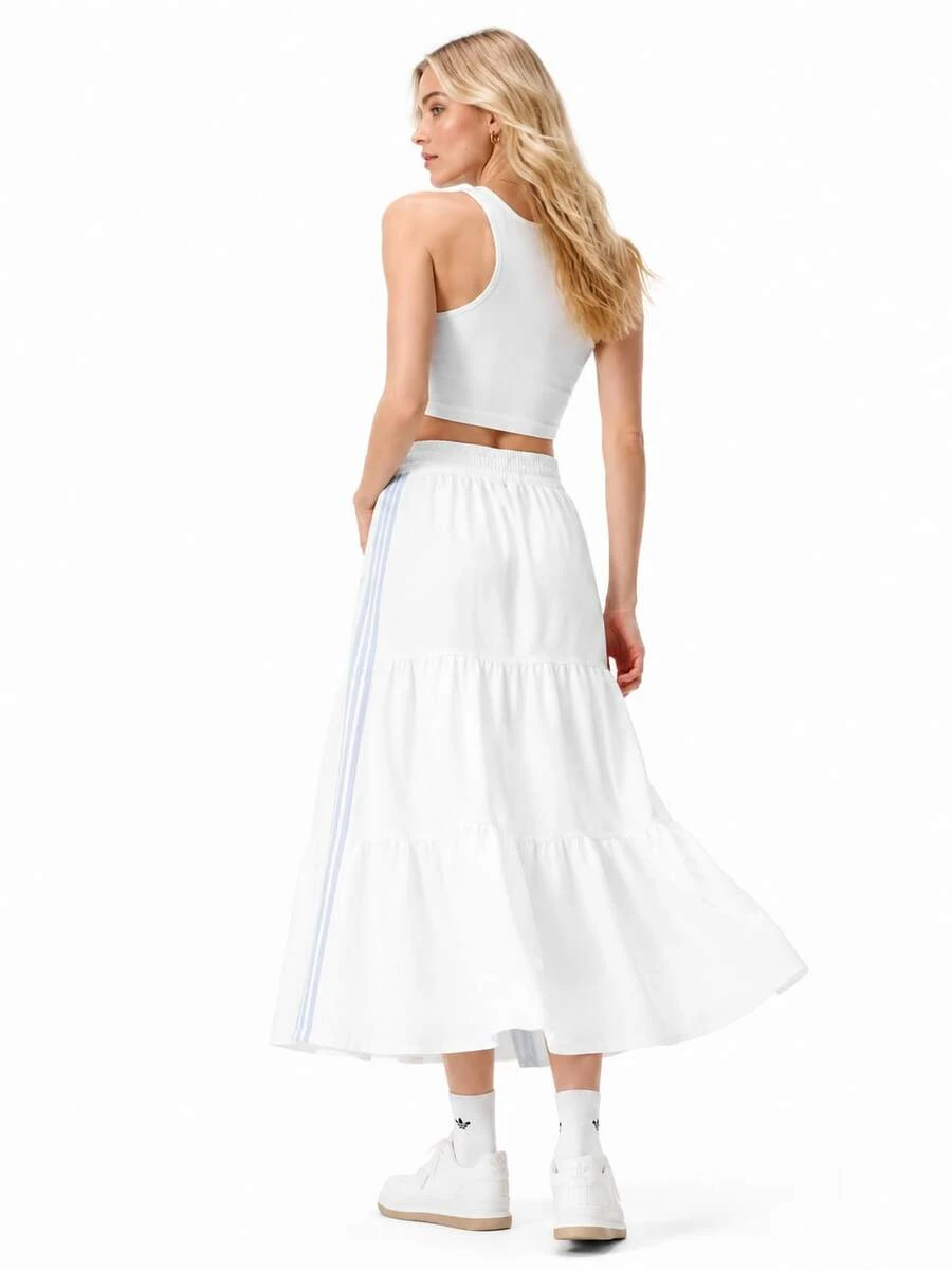 Adidas Clover New Women's Sports Skirt, Comfortable And Breathable Cake Skirt - White - View 1