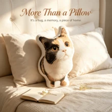 1 DIY Customized Personalized Photo Pillow Cushion Sofa Bedroom Home Decoration Holiday Couple Parent-Child Pet Commemoration Father's Day Mother's Day Halloween Valentine's Day Thanksgiving Easter April Fool's Day Children's Toy Gift, Birthday Gift - Upload Pictures to Customize Pillows - View 5