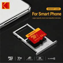 KODAK 16GB 32GB 64GB C10 MicroSD Card 128GB Class10 Micro SD Card 256GB 4K With Card Reader Adapter For PC - View 9