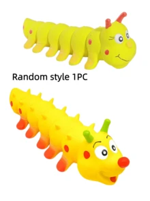 Latex Squeaky Dog Chew Toy, Teeth Cleaning Pet Squeaky Toy, No Battery Required, Pet Dog Toy, Durable, Teeth Grinding, Teeth Cleaning, Interactive Training Toy, Enhance Interaction, Suitable For Puppies And Adult Dogs, Strong And Tear-Resistant, Not Easily Broken, Relieve Pet Anxiety, Suitable For Daily Play And Training, Pet, Dog Toys, Dog Stuff, Puppy Keep Game Dog Accessories, Puppy Keep Game Feed Puppy, Happy Dog Puppy Keep, Puppy Keep - Multicolor - View 3