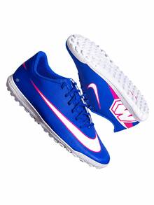 Nike 男子新款運動休閒鞋輕盈透氣訓練足球鞋 - 藍色 - 查看 1