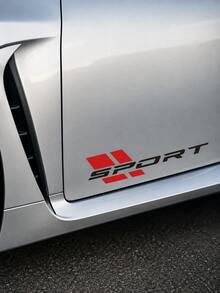 Satu Set Berisi 2 Stiker Emblem Mobil Sport Baru Ukuran 19 Inci, Cocok untuk Dekorasi Fender Samping dan Bagasi, Menambah Gaya pada Kendaraan Anda! - A - View 4