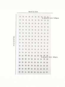 165/180pcs No-Piercing Lip Rings, Self-Adhesive Waterproof Reusable Fake Lip Rings, Eyebrow Nose Studs, Body Navel Jewelry Accessories, Suitable For Carnival/Mardi Gras/Costume Party - Multicolor - View 10