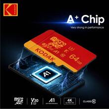 KODAK 16GB 32GB 64GB C10 MicroSD Card 128GB Class10 Micro SD Card 256GB 4K With Card Reader Adapter For PC - View 6