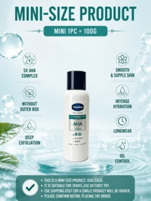Vaseline Smooth & Soft Body Wash, Full Size 500g, Travel Size 100g, Deep Cleansing, Moisturizing & Softening, Exfoliating, Improves Rough Skin, Suitable For All Skin Types - Body Wash - View 6