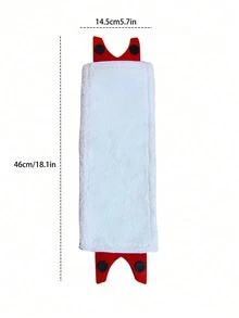 1/2/3/4/10pcs Reusable Mop Replacement Pads For UltraMax UltraMaT, Washable Mop Replacement Cloth - White - View 3