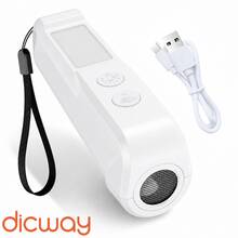 Dicway Ultrasonic Dog Repellent With LED Flashlight, 2-In-1 Humane Rechargeable Pet Anti-Barking Training Device, Portable Protection Tool For Dog Walking And Jogging - Multicolor - View 12