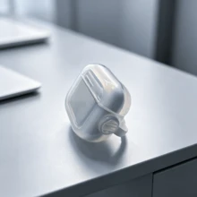 Creative Minimalist Stand Earphone Protective Case Compatible With Apple 1/2 Pro, 3/Pro (2nd Generation), 4/Pro3 - Clear - View 2