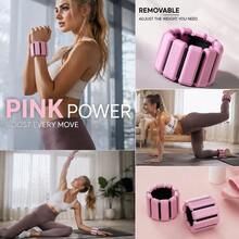 Silicone Detachable Weighted Ankle & Wrist Weights, Adjustable Fitness Weight Bands For Yoga, Pilates, Running, Walking, Strength Training - Multicolor - View 1