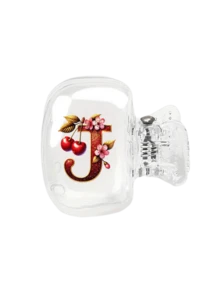 Cherry Sparkling Gold Red Letter Toothbrush Holder - Cute Design Travel And Home Storage Box With Transparent Lid, Compact Portable Design Easy To Carry, Protects Toothbrush Head, Dual Drainage And Ventilation Function, Suitable For Home, Dorm And Travel Use | Cute Toothbrush Head Storage Box, Suitable For Bathroom Storage, Suitable For Home And Dorm Use - Multicolor - View 13