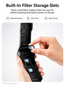 Osmo Pocket 4 快拆收納保護殼，PC+矽膠全包覆相機保護殼，內建濾鏡收納槽附腕帶，60g 輕量便攜，適合 Vlog、戶外拍攝、旅行與日常攜帶 - 查看 4
