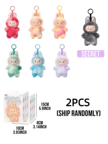 THE MONSTERS Front-End High Energy Series Vinyl Pendant Blind Box "Monster Power" Daily Backpack Charm Toy Blind Box, Labubu Blind Box Collection, Cute Labubu Pendant Series, Holiday Party Gift, Birthday, Christmas Gift - Multicolor - View 14