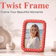 Vintage Rope Art Photo Frame Set, Suitable For Desktop Decor And Rustic Wedding Table, Carrying Precious Memories, Perfect Gift For Thanksgiving, Halloween And Christmas - 1PC - View 8
