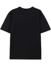 Men T-Shirts - 黑色 - 查看 6