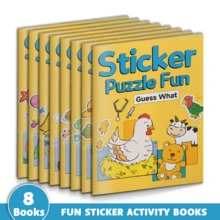 Children's Sticker Book, Creative Sticker Activity Book, Fun DIY Handmade Sticker Album, Reusable Sticker Collection Book, Cute Animal Cartoon Stickers, Educational Learning Activity Book, Art Craft Supplies, Preschool Early Learning Gift - Children's Sticker Book - View 2