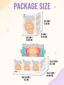 THE MONSTERS Front-End High Energy Series Vinyl Pendant Blind Box "Monster Power" Daily Backpack Charm Toy Blind Box, Labubu Blind Box Collection, Cute Labubu Pendant Series, Holiday Party Gift, Birthday, Christmas Gift - Multicolor - View 3