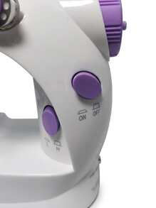 SOKANY Mini Lightweight Multifunctional Electric Sewing Machine With Desktop Overlock And Automatic Winding Function, Dual-Thread Sewing, Suitable For Home Clothing Repair And Handmade Crafts, Easy To Operate - Mauve Purple - View 8