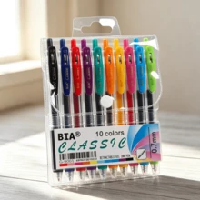 4/6/8/10 Colors Retractable Colorful Gel Pen Set, 0.7mm Smooth Ink Clickable Pens, Bulk Colorful Pens Suitable For Students School Projects, Homework Annotation, Planner Recording And Classroom Stationery - Sets - View 5