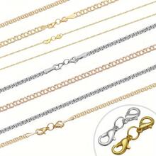 5pcs Lobster Clasp, Necklace Clasp, Classic High-End Design Necklace Clasp, Closure Clasp, Necklace Extender Connector, Suitable For Jewelry Chain, Bracelet, Necklace, Can Be Used For Making Beaded Jewelry, DIY Handicrafts - Multi-color - View 8