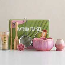 1pc/5pcs/7pcs Set Petal Raku Matcha Tea Set, Pink/Green Optional, Matcha Bowl, Matcha Full Set Tools, Complete Matcha Tools, Matcha Whisk Set, Matcha Tools, Matcha, Matcha Plate, Matcha Tools, Cup, Matcha Related Products, Including Matcha Bowl, Matcha Whisk, Matcha Cup, Matcha Whisk, Matcha Spoon, Tea Bowl Set, Matcha Brewing Tools - Multicolor - View 15