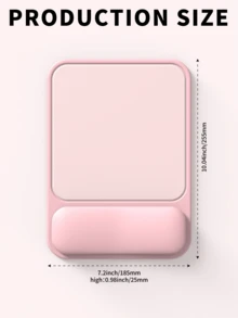 1 Alas Mouse Silikon untuk Pergelangan Tangan, Menampilkan Desain Minimalis dan Tebal, Dukungan Pergelangan Tangan Ergonomis, dan Alas Mouse Komputer yang Meredakan Nyeri Pergelangan Tangan. Dilengkapi Juga dengan Alas PU Anti Selip - View 6